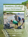 FRONTIERS IN ECOLOGY AND THE ENVIRONMENT封面